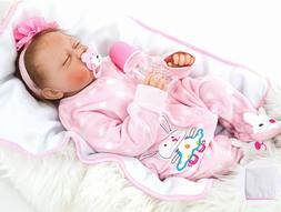 ziyiui reborn poupee bebe fille 22 pouces